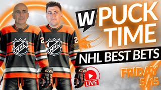 NHL Playoff Picks 🔥 Stanley Cup Best Bets, Odds & Predictions | PuckTime LIVE 5/15