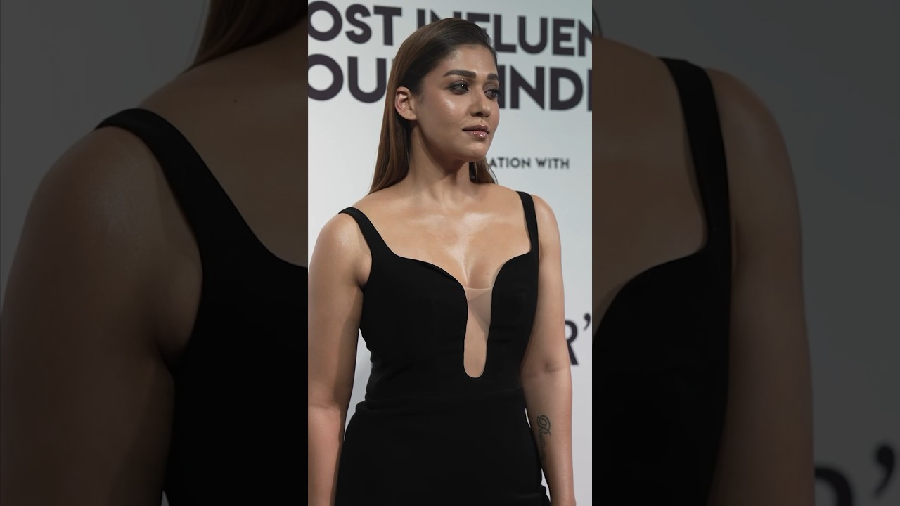 Nayanthara stuns in black at GQ Most Influential Young Indians