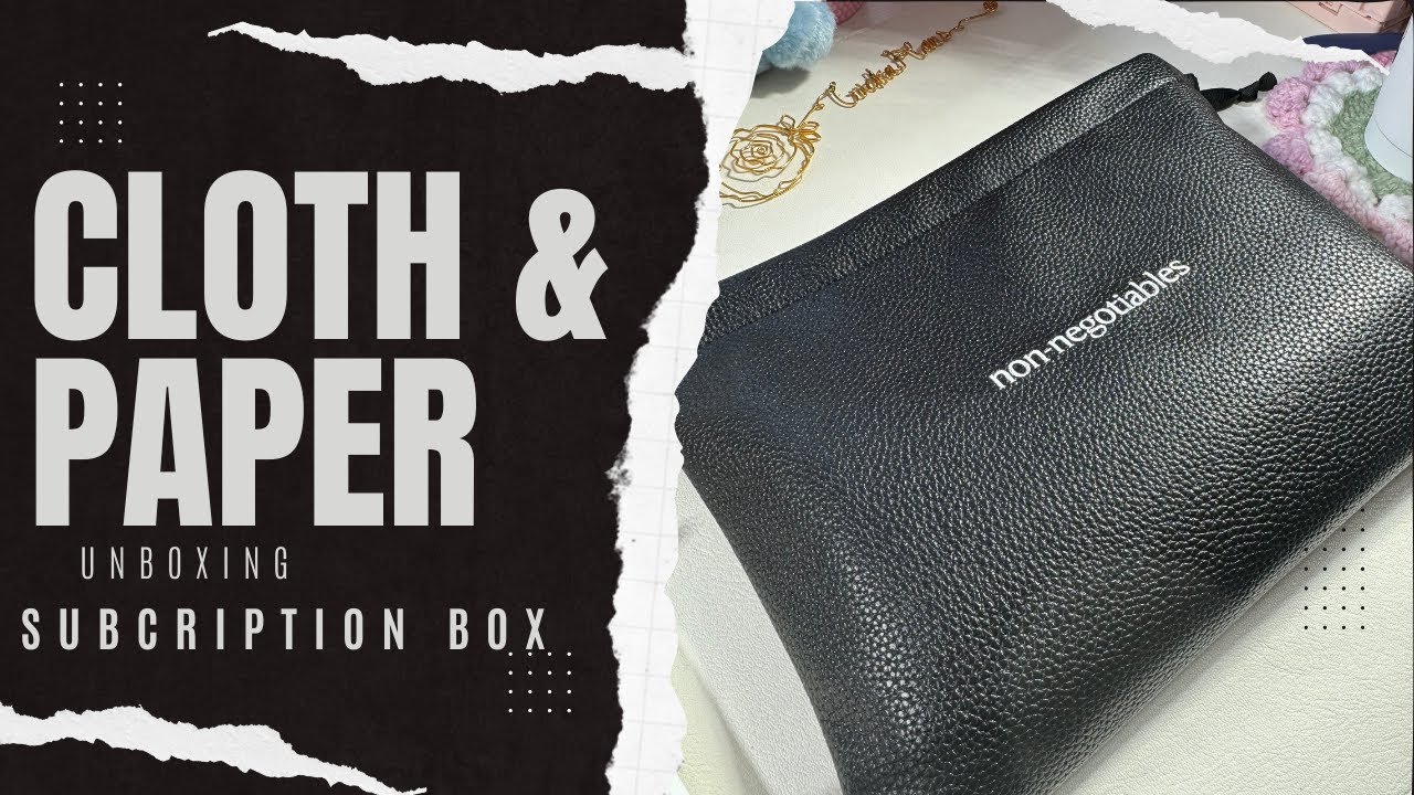 Paper Clth CLOTH & PAPER JULY INTENTIONS UNBOXING | #clothandpapertrail # ...