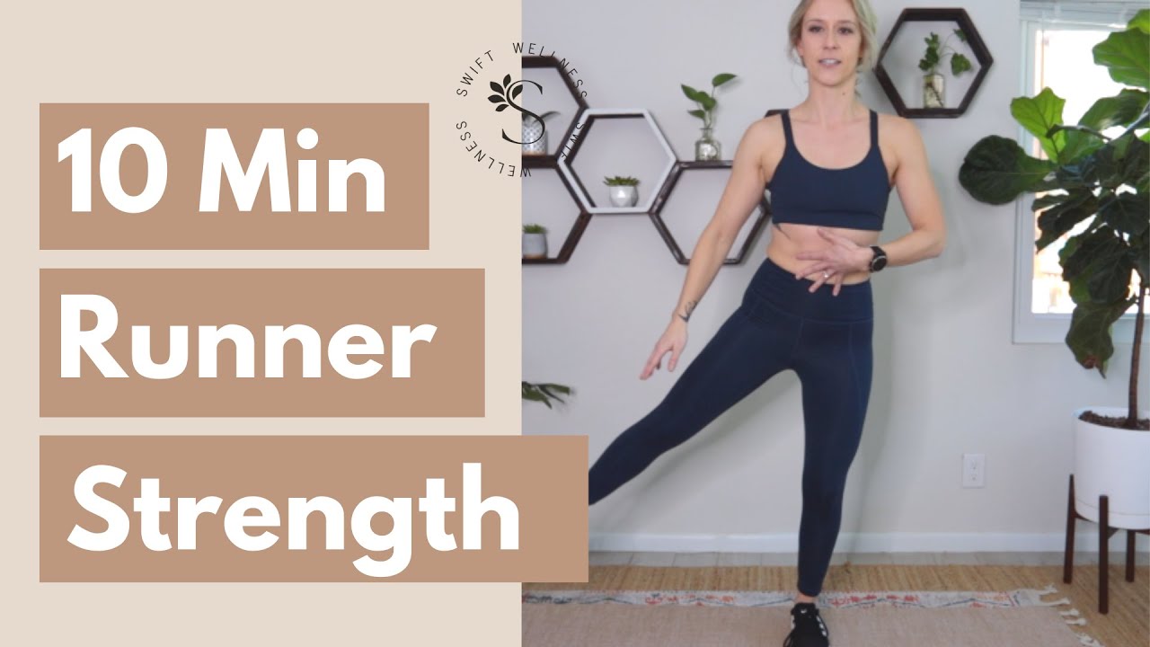 10 Minute Strength Workout for Runners (NO EQUIPMENT!) YouTube