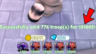 😱OMG!! 🔥 *GIVEAWAY HYPER*⌛SELL 1000 UNIT FOR 50k COINS!😈 - Toilet Tower Defense