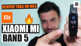 La MeJoR!💥XIAOMI MI BAND 5: Review REAL tras 1 MES de USO en español