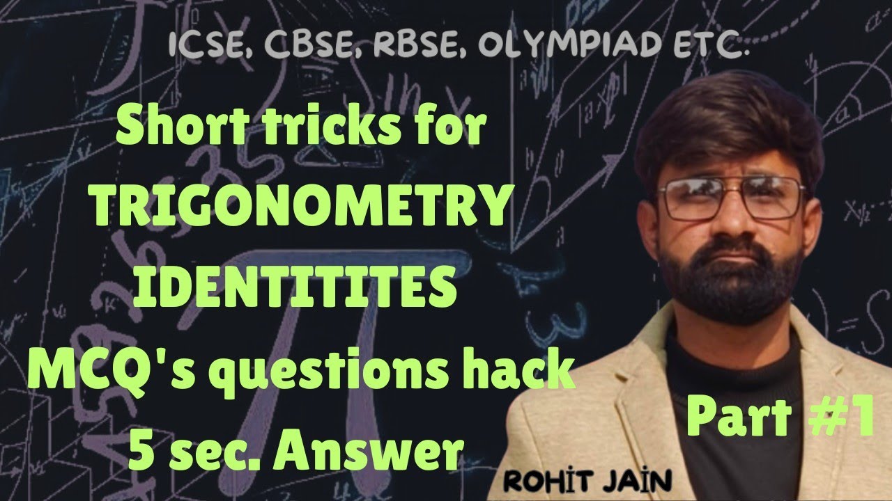 Trigonometry short tricks 