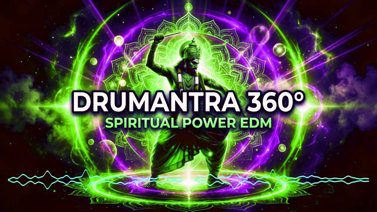DRUMANTRA 360° 🔥 Spiritual Indian Drums × Power EDM | Immersive Festival Experience