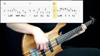 Video thumbnail of "Red Hot Chili Peppers - Scar Tissue (Bass Only) (Play Along Tabs In Video)"