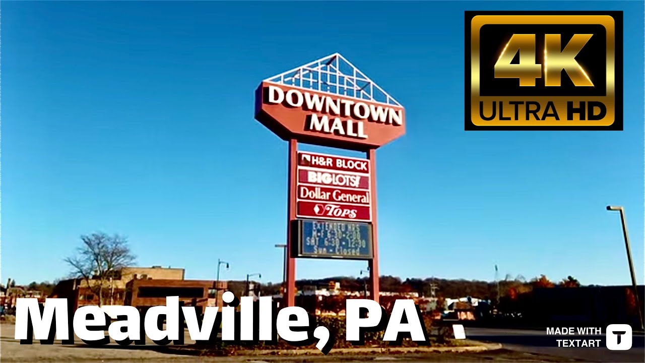 【4K】Downtown Meadville Mall November 2023 Walk Through YouTube