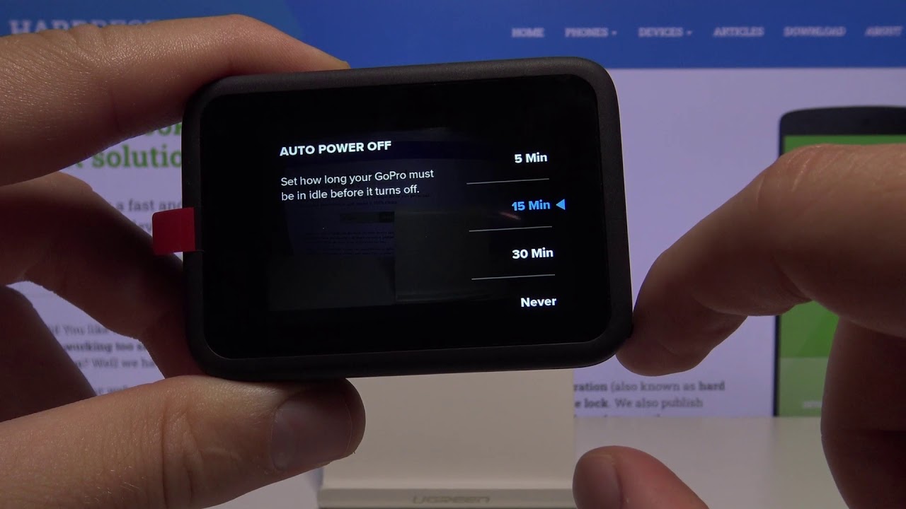 How to Adjust Auto Power Off Options in GoPro HERO 9 – Deactivation ...