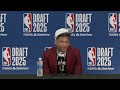 Jeremiah Fears on joining Pelicans, Derik Queen | NBA Draft Media Availability