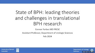 The State of Benign Prostate Hyperplasia: Leading Theories and Challenges...