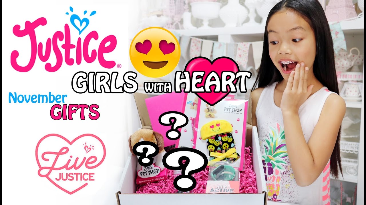 JUSTICE Girls With HEART Nov. GIFTS!!! 