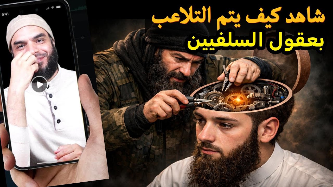 شاهد كيف يتم خداع السلفيين والتلاعب بعقولهم // برمجة العقل السلفي ح1