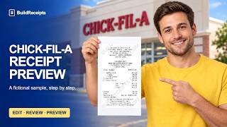Chick-fil-A Receipt Generator Tutorial | BuildReceipts
