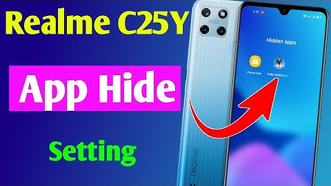 How to hide apps in realme c25y | realme c25y me app hide kaise kare | realme c25y app hide setting