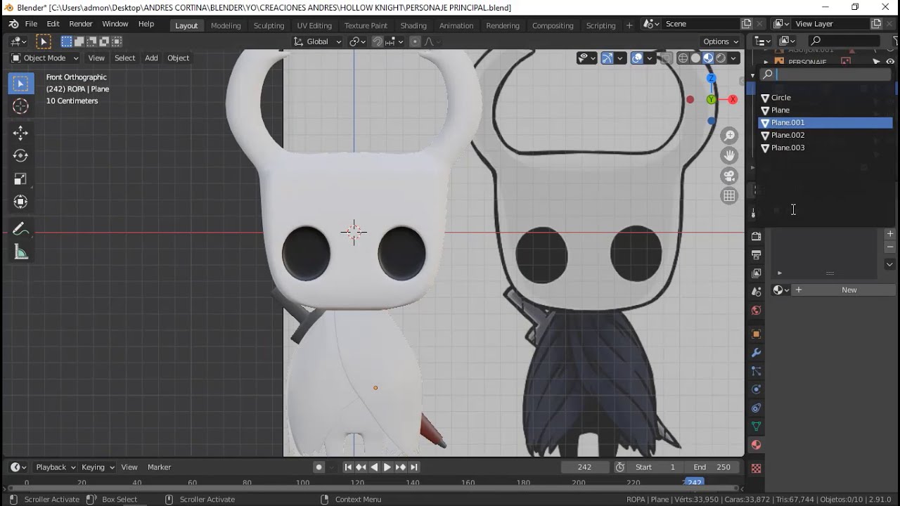 CREANDO A HOLLOW KNIGHT BLENDER 2.91 - YouTube