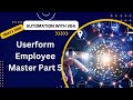 Userform Employee Master Part 5