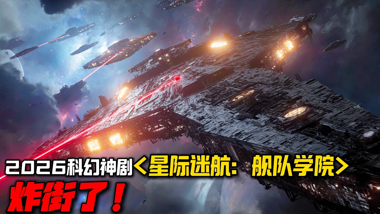 2026爆火科幻巨制《星際迷航：艦隊學院》，星際戰爭燃爆眼球，頂尖特效科幻領域天花板！