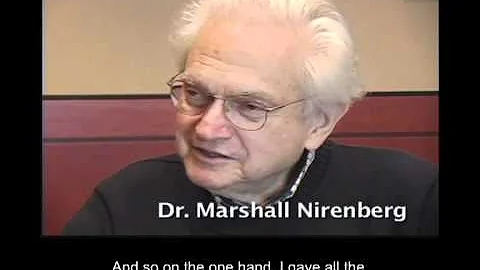 A Conversation with Dr. Marshall Nirenberg