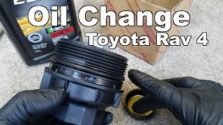 How To Change Oil and Filter Toyota Rav4 2013-2018