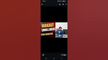 Makaut Enrollment form fillup for Even semester #makautnewnotice #exam #makautadmitcard #examform