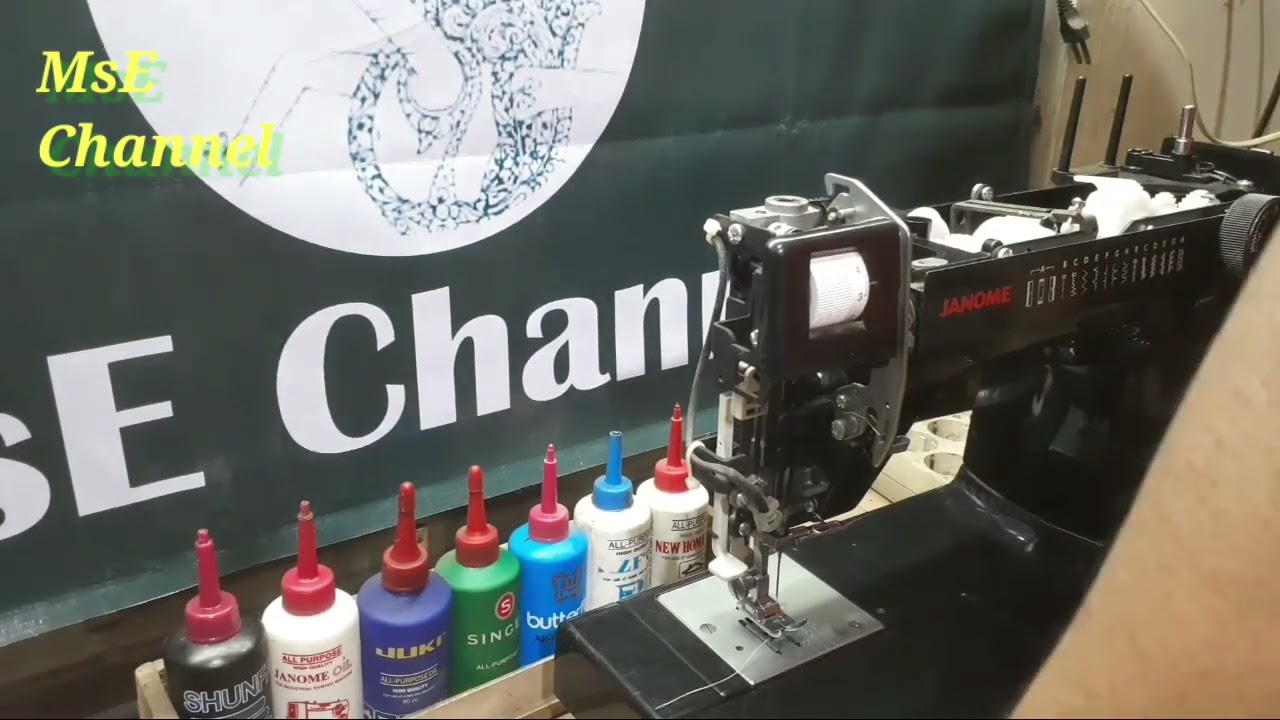Perawatan dan pemberian pelumas pada mesin jahit Janome HD 1000 BE
