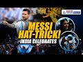 Messi’s First World Cup Hat-Trick! Fans Celebrate in India on Giant Screens