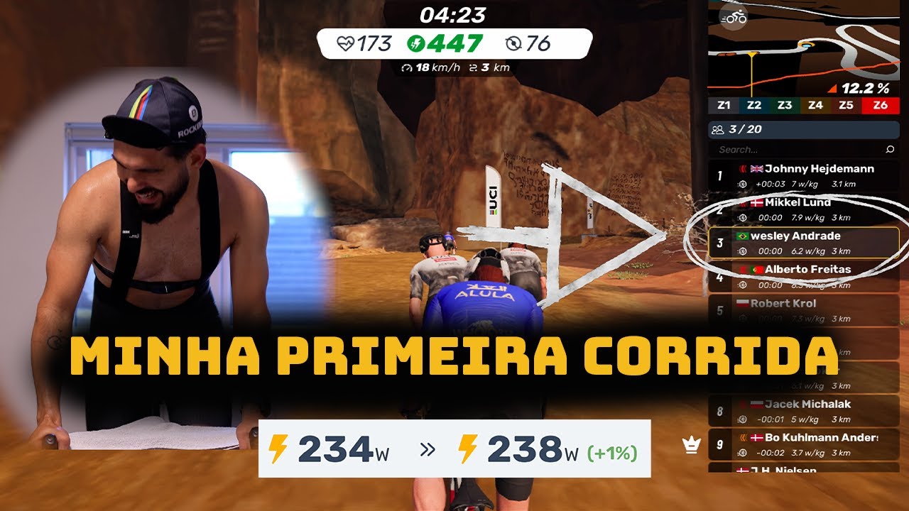 Primeira Corrida no MYWHOOSH foi um CAOS — mas acabei no TOP 7!