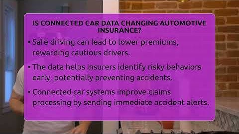 Is Connected Car Data Changing Automotive Insurance? - Talking Tech Trends