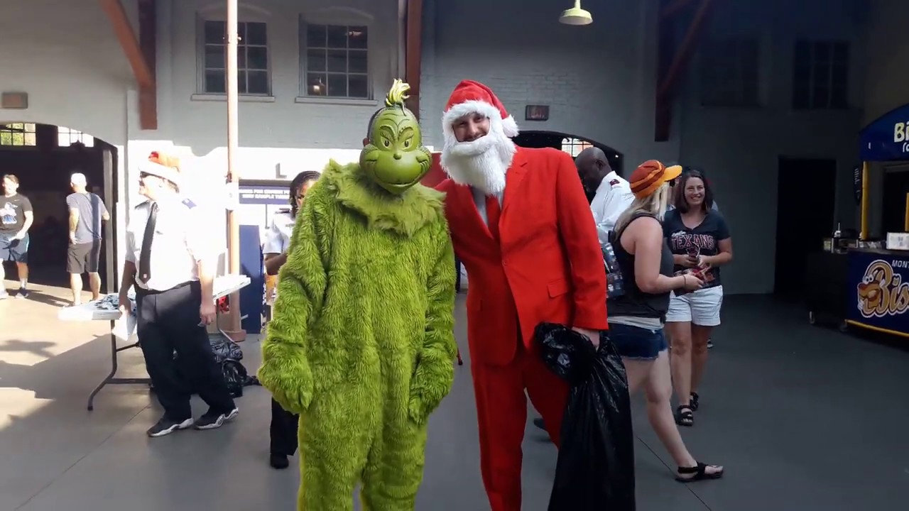 biscuits and more The Grinch goes to a ballgame