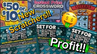 Instant Prize Crossword!! Loteria Extra!! $50 Or $100!! Set For Life!! 