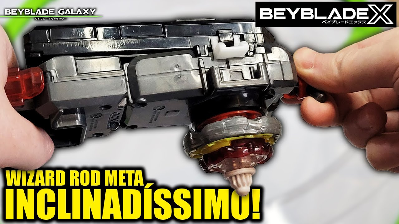 WIZARD ROD 9-60B inclinadíssimo! [Beyblade X ベイブレードX] - YouTube