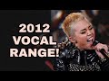 Miley Cyrus - 2012 Vocal Range + Analysis!