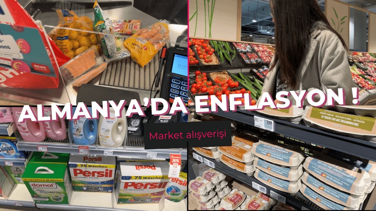 Şok Oldum ! Tersine enflasyon😳 | Almanya’da market alışverişi 2023-2025 fiyat karşılaştırması