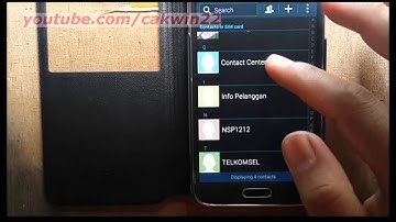 Samsung Galaxy S5 : How to change contact to display (Android Phone)