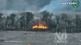Video Shows New Ukrainian Flamethrower Drone Incinerating Russian Positions