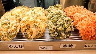 【閉業】深夜２時から始まるワンオペ天ぷら職人が営む東京立ち食い蕎麦屋丨Japanese Fast Food : Tachigui, stand-up noodle shops