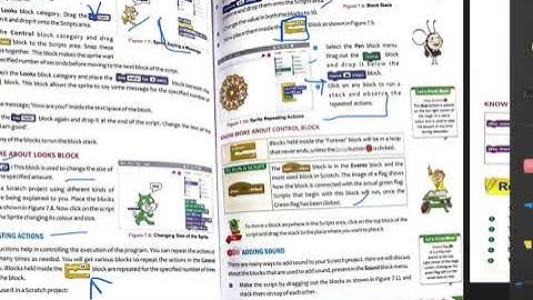 Computer class 3 chapter 7 SIMPLE MOVEMENTs OF SPRITE PART 3 cyberaps