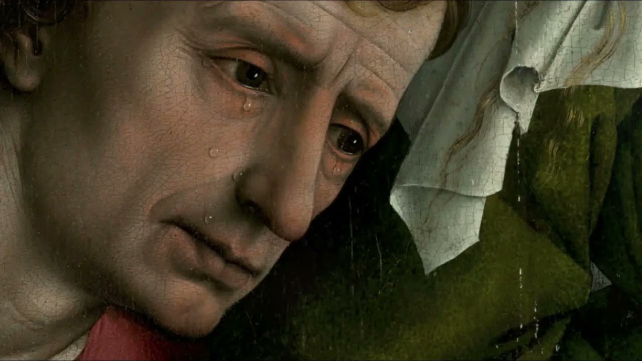 Rogier van der Weyden Descente de croix en détails