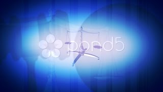 Justice Scales In Blue Looping Animated Background. Stock Footage