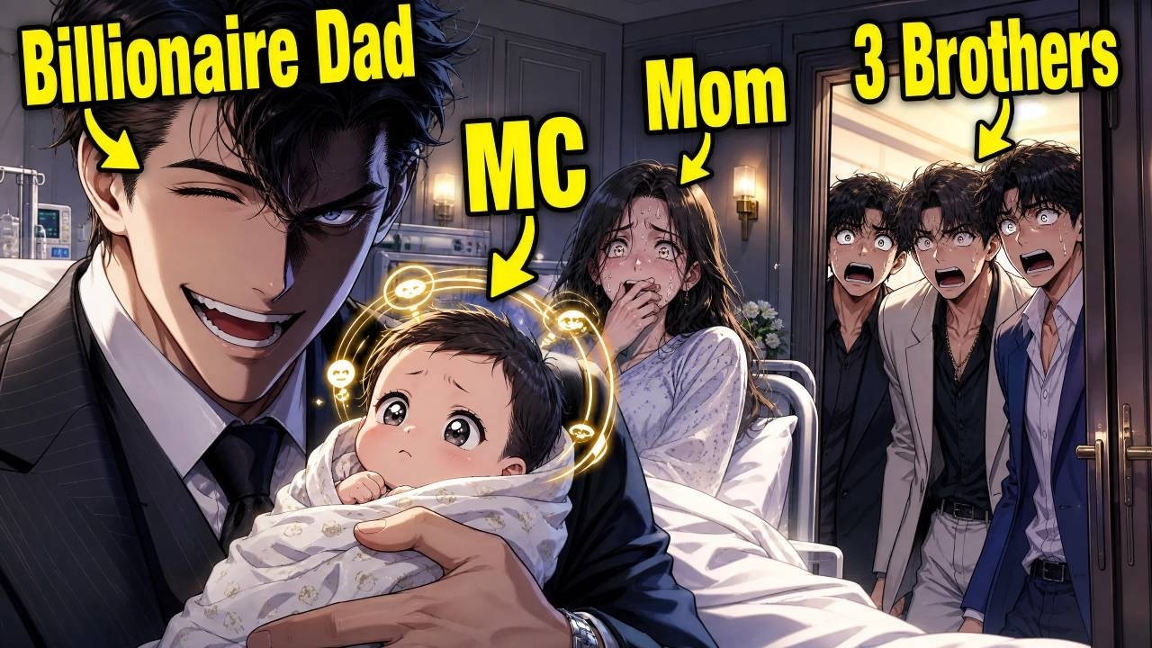 Reborn as a Billionaire’s Baby, My Thoughts Exposed My Three Fake Brothers