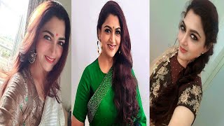Actress Kushboo Latest Viral Trending Photos Kushboo Recent Photos Kushboo Weight Loss Pictures