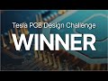 Tesla display pcb design challenge the winner isplus analysis