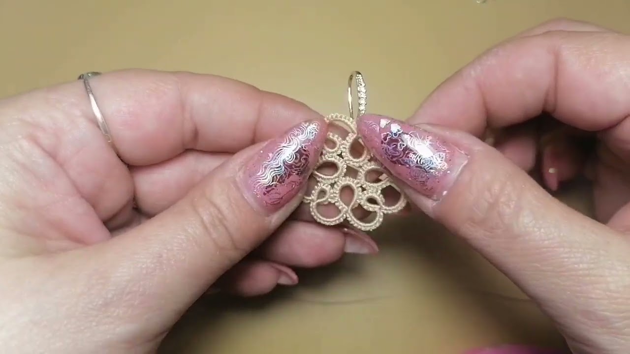 Мастер класс по плетению серёжек в технике фриволите