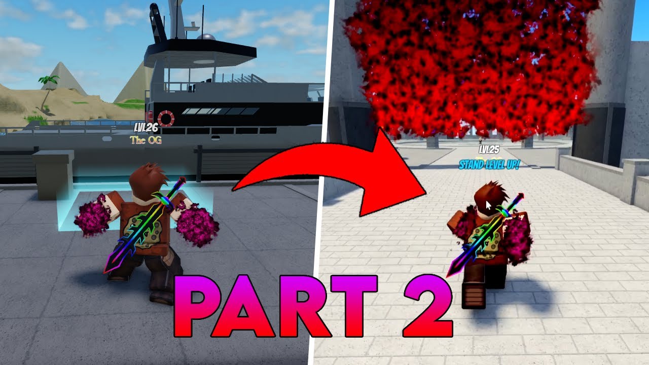 Completing Part 2 Storyline + Hamon Island in World Of Stands YouTube