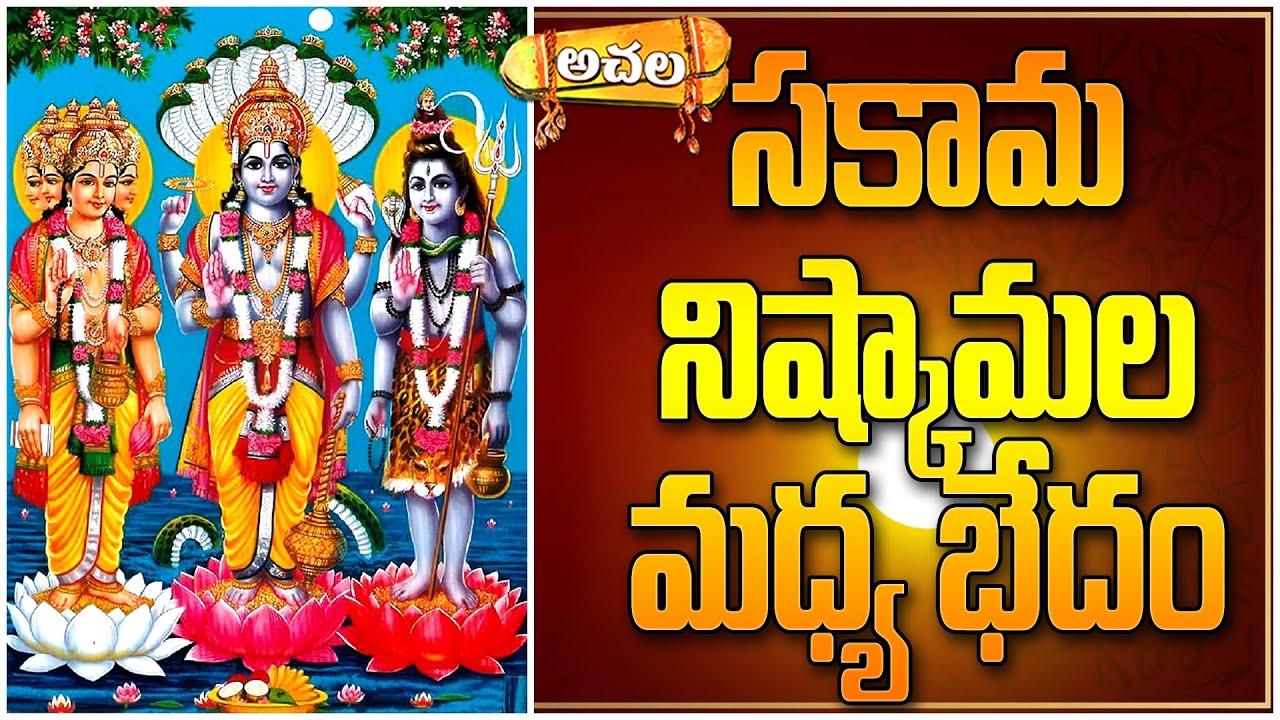 సకామ నిష్కామల మధ్య భేదం | The difference between the lustful and the lustful 