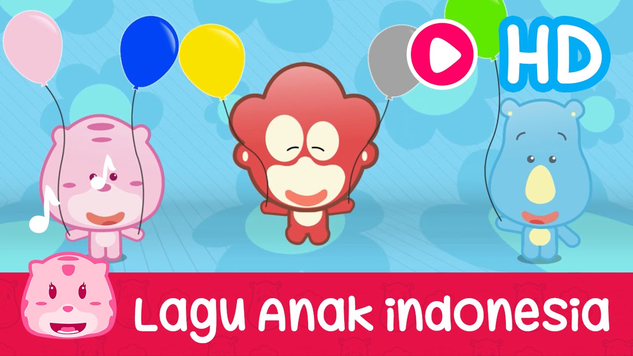 Lagu Anak Indonesia  Balonku Ada Lima YouTube