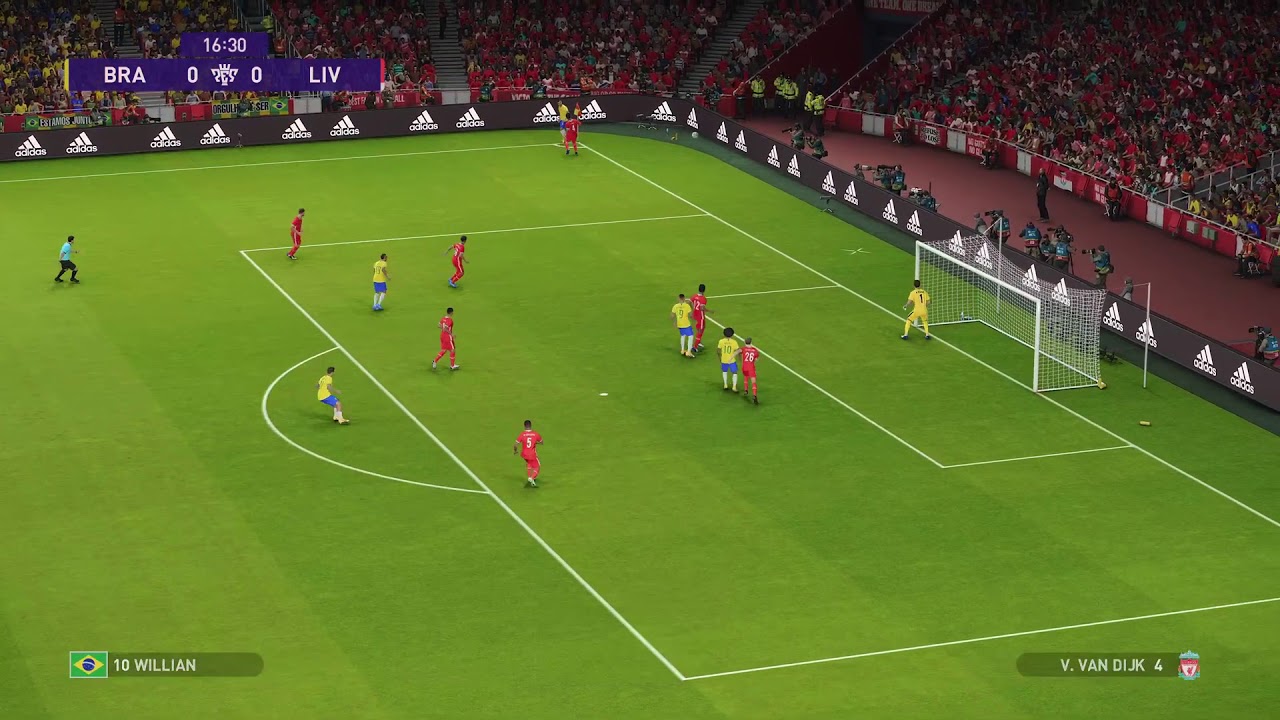 PES 2021 GAMEPLAY PS5  4K60FPS - NARRAÇÃO EM PORTUGUÊS