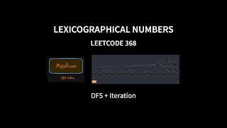Lexicographical Numbers - Leetcode 386 - Java