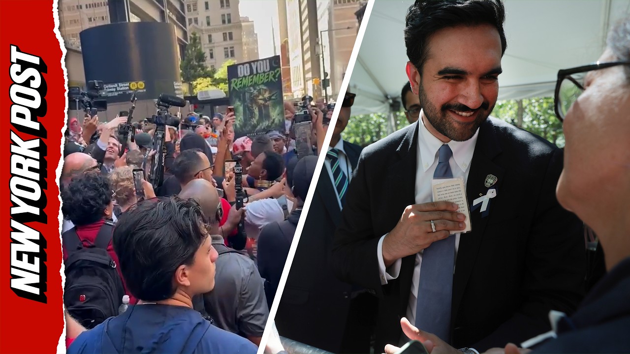 Protesters Demand Mayor Mamdani’s Resignation on 9/11 Anniversary