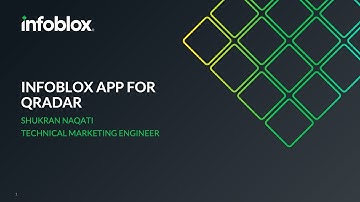 Infoblox App for Qradar