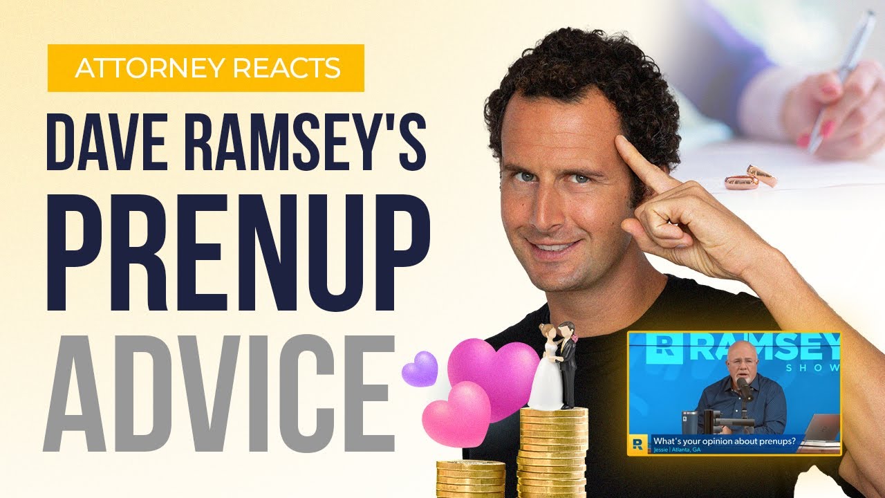 Dave Ramsey Discusses Prenuptial Agreements | Asset Protection Attorney Live Reaction
